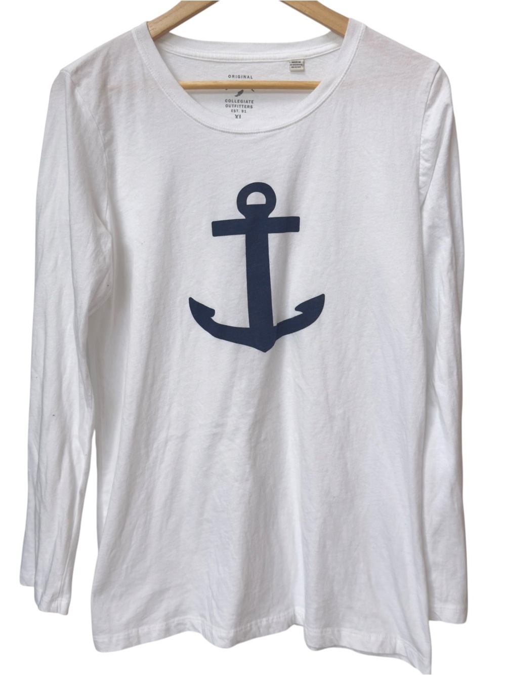 League Collegiate Outfitters Long Beach Island Anchor Long Sleeve Shirt. XL.